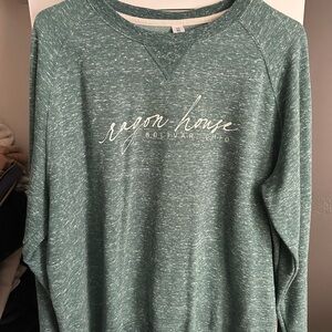 Jerzees Heathered Green Sweatshirt
